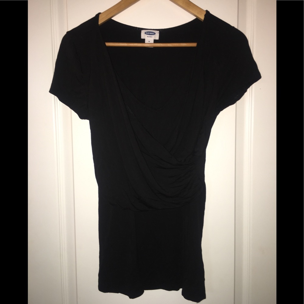 Old Navy Black Nursing Shirt